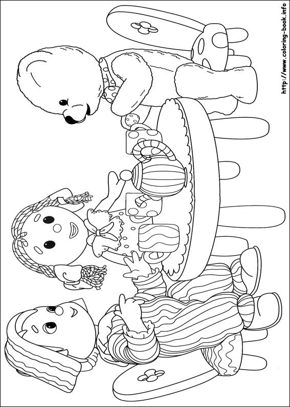 Andy Pandy coloring picture